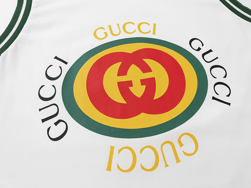 gucci2023新款 GG印花背心短袖