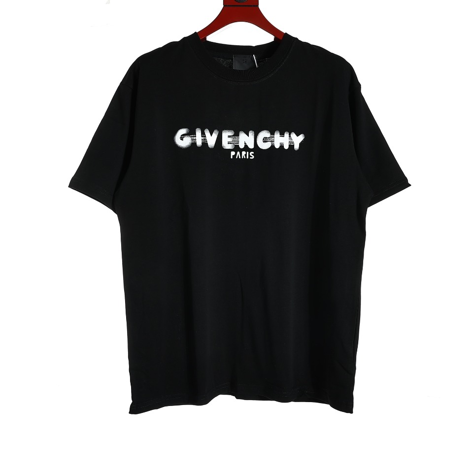 170 Givenchy/纪梵希23ss模糊字母印花短袖T恤
