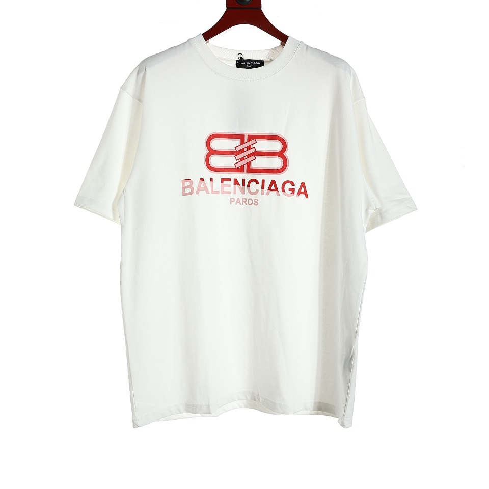 170 Balenciaga/巴黎世家 字母渐变印花短袖T恤