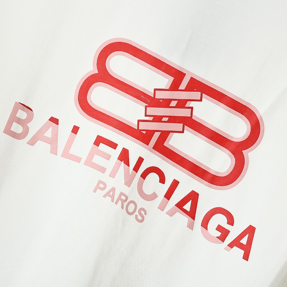 170 Balenciaga/巴黎世家 字母渐变印花短袖T恤