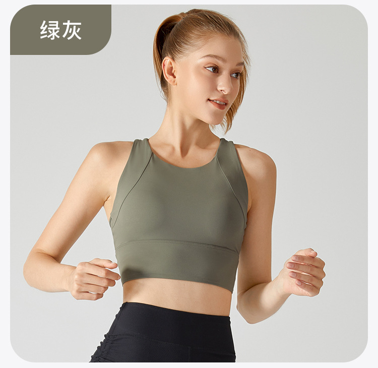 Lululemon sports bra training gray yoga
