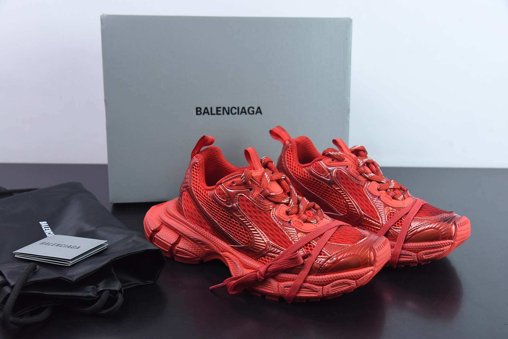巴黎世家 Balenciaga XXXL 3XL 大红色 Sneakers 巴黎十代
