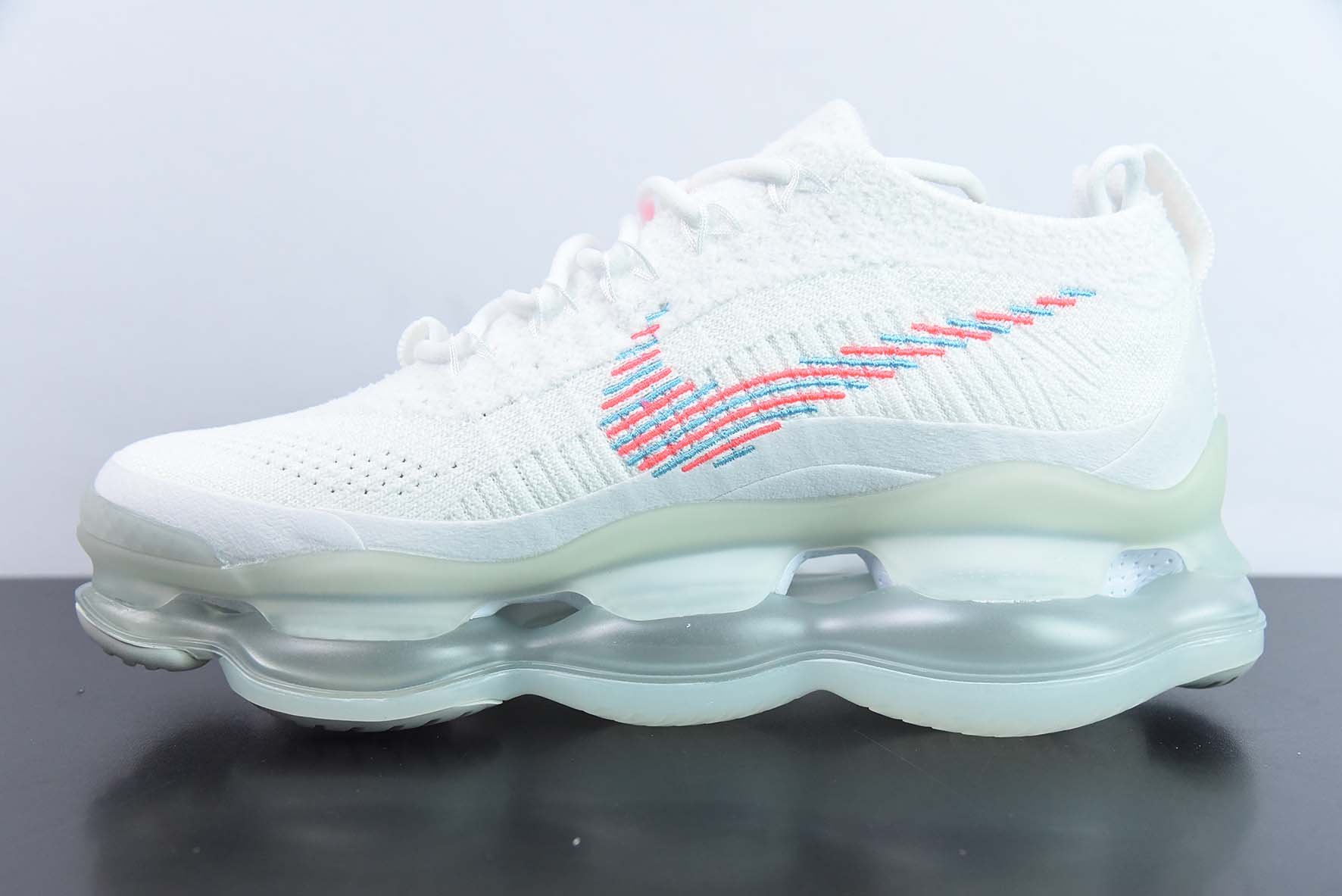 NK Air Max Scorpion Flyknit"White Hot Punch"天蝎座系列2022款超级大气垫系列前卫增高低帮休闲运动慢跑鞋货号:DV7402-100