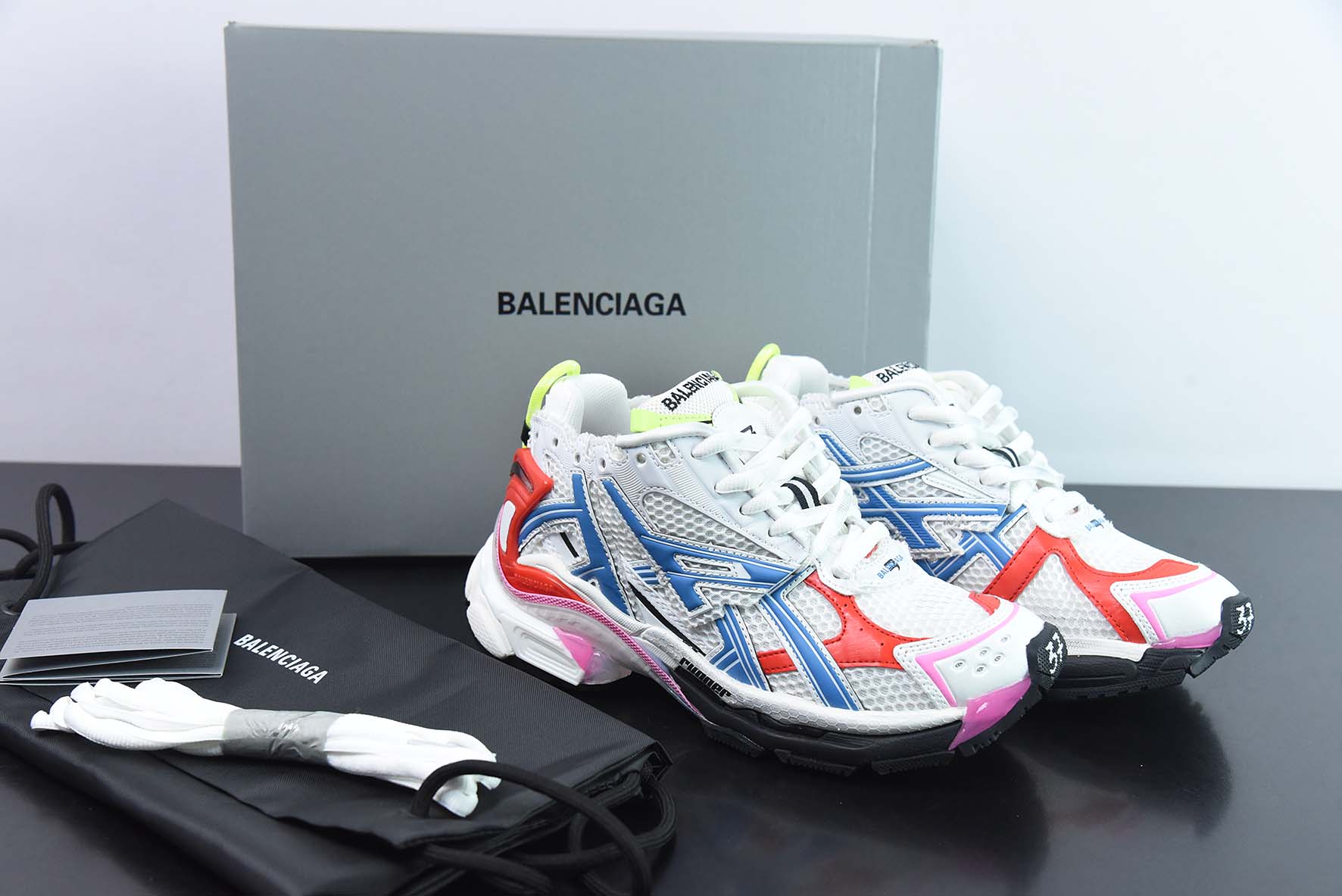 巴黎世家七代 7.0 BALENCIAGA Runner Sneaker慢跑系列低帮复古野跑潮流运动鞋老爹鞋