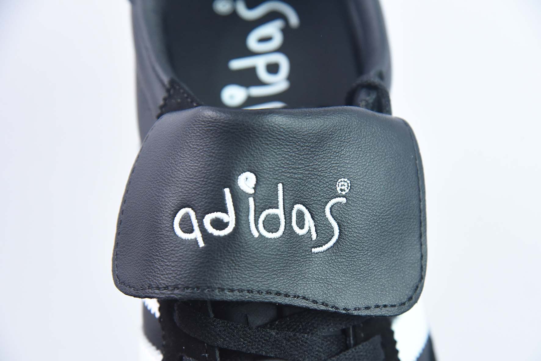 Adidas Handball Spezial"Black"手球运动员系列低帮复古百搭休闲运动板鞋“皮革黑白”HP6695