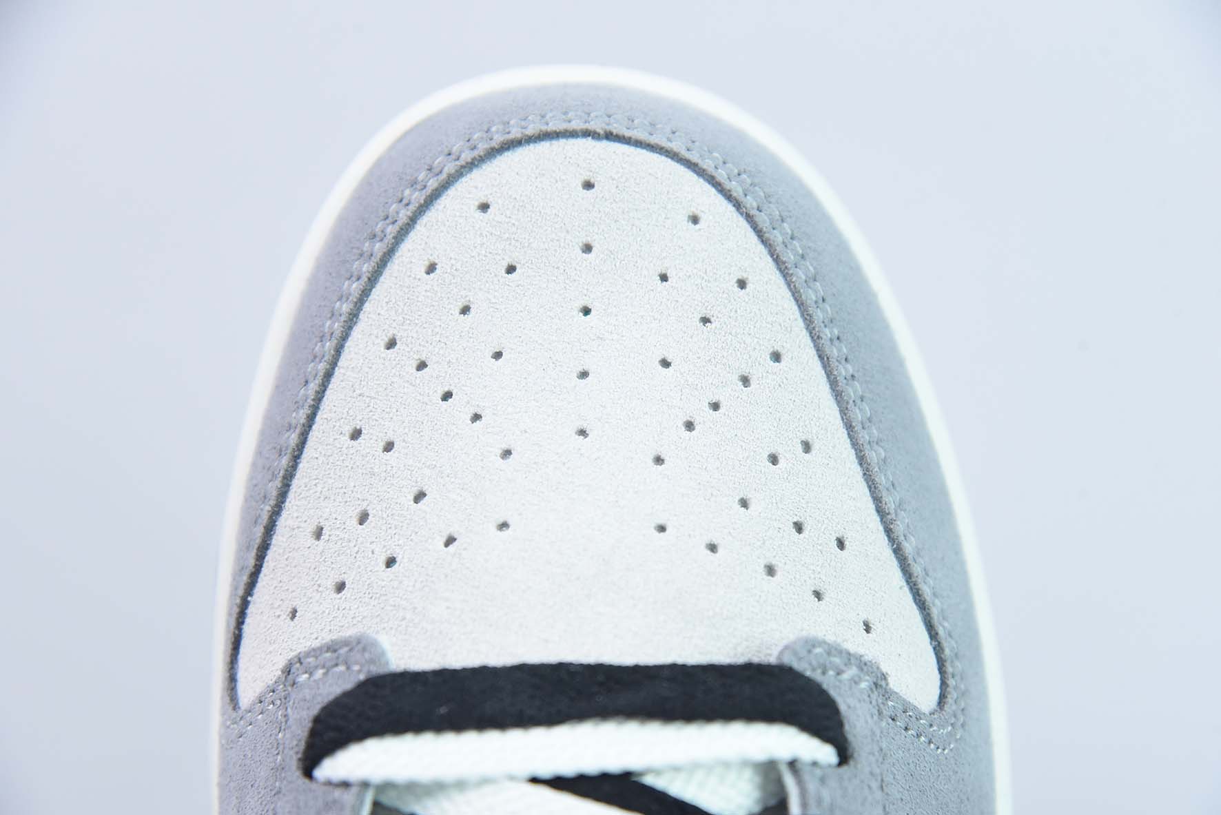 Nike SB Dunk Low SE"85 Double Swoosh/Grey/Black/White"扣篮系列低帮休闲运动滑板板鞋“拼色深灰浅灰黑白双钩”货号：DO9457-132