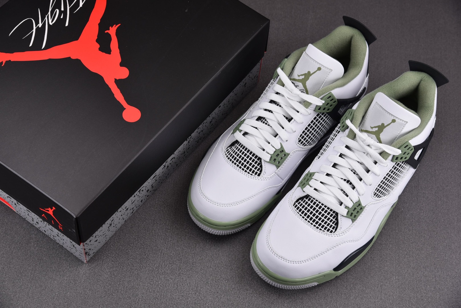 AJ4绿松石尺码40-48.5纯原版出品-WMNSAirJordan4“OilGreen”绿松石AQ91