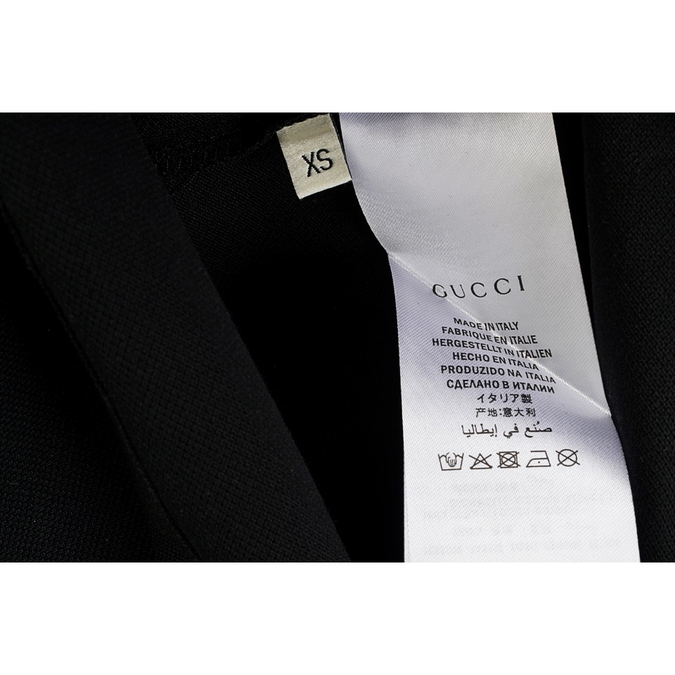 190 Gucci/古驰 20ss 反光织带短袖Polo衫