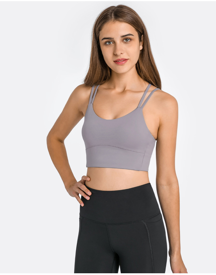 Lululemon sports bra yoga light blue