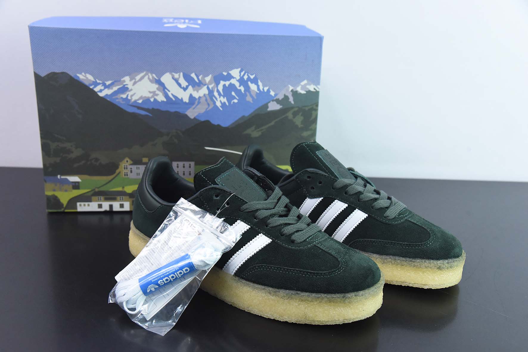 Originals 8th Street Samba"Shadow Green"桑巴货号:ID7299