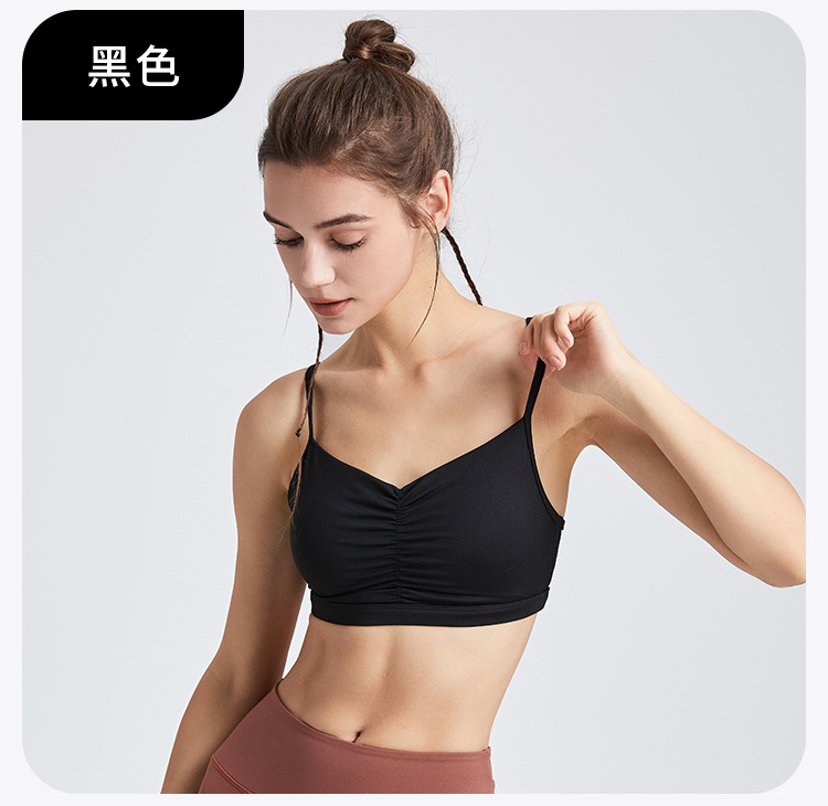 Lululemon sports bra yoga black