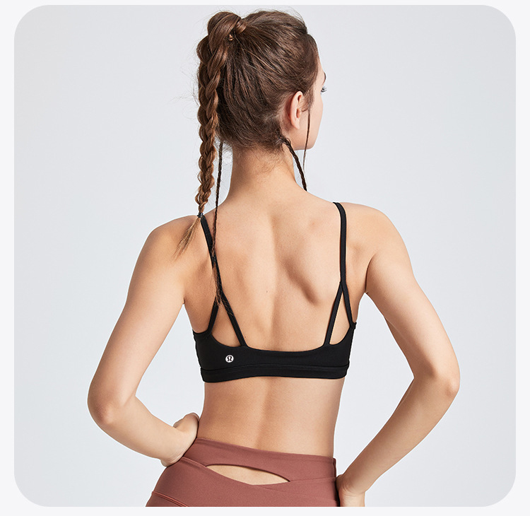 Lululemon sports bra yoga black