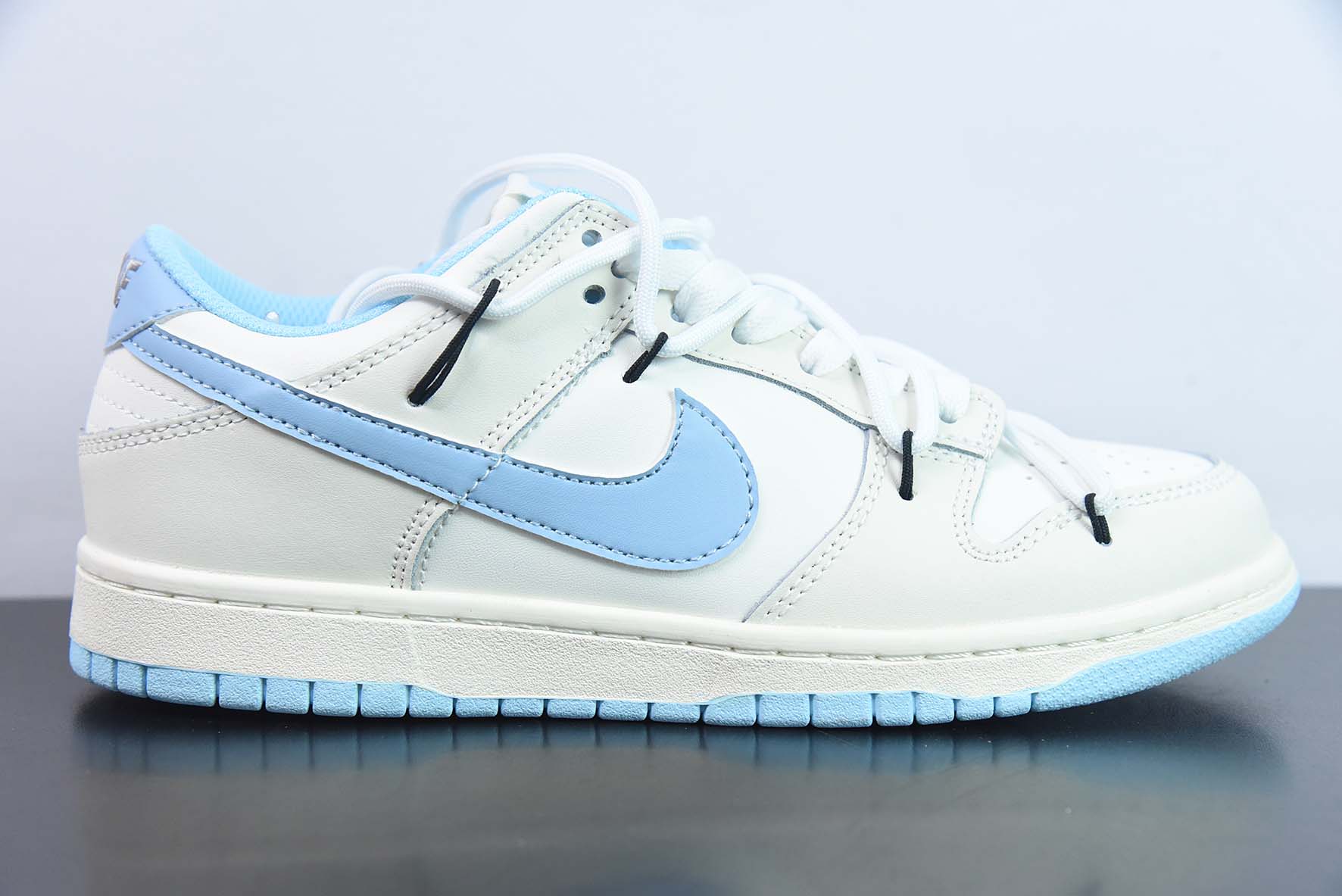 UAJH77576132 NK SB Dunk Low "Green/Beige" estilo deconstruido con correas serie de zapatillas de skate casuales de caña…