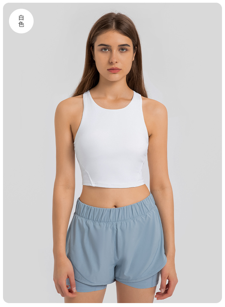 Lululemon tank training light blue yoga