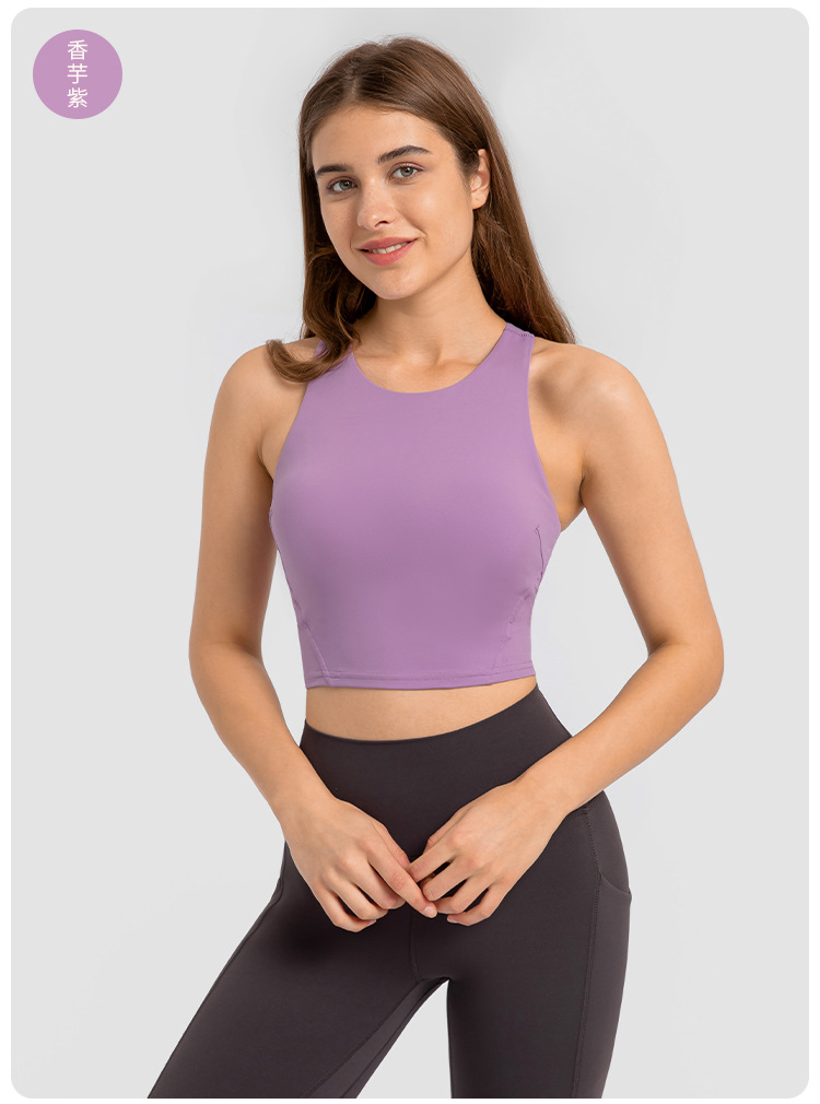 Lululemon tank training light blue yoga