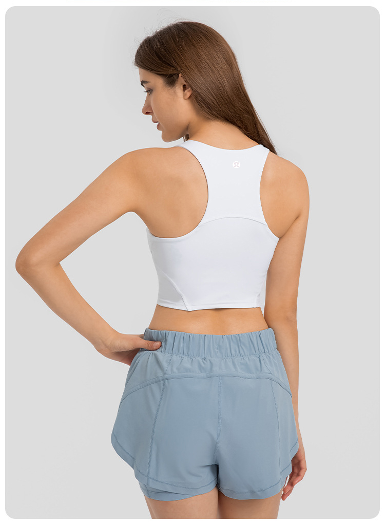 Lululemon tank training light blue yoga