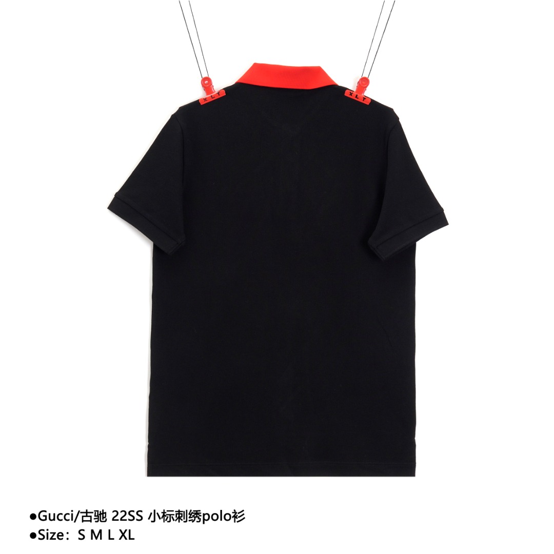 Gucci古驰 22SS 小标刺绣polo衫