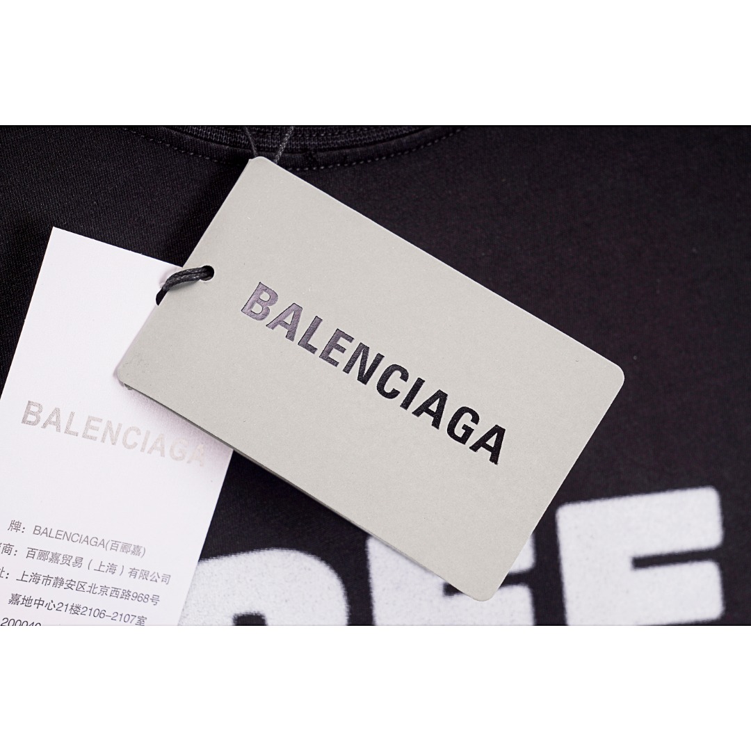 180 Balenciaga/巴黎世家 BLCG 23SS 字母印花圆领短袖T恤