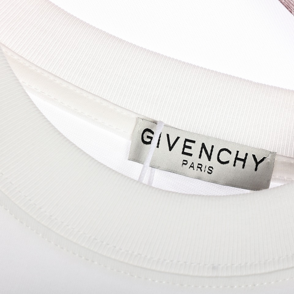 170 Givenchy/纪梵希 23ss 数码直喷胸前大G泼墨图案短袖T恤