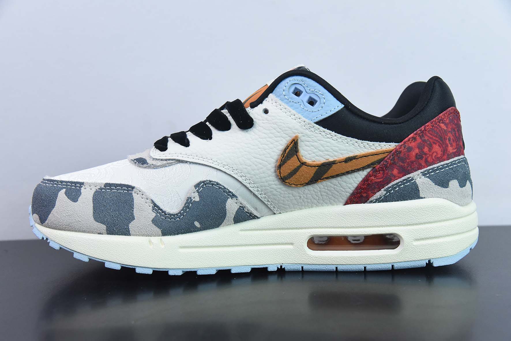 Nike Air Max 1 ’87 OG复刻奶牛 复古休闲跑步鞋 货号：FD0827 133