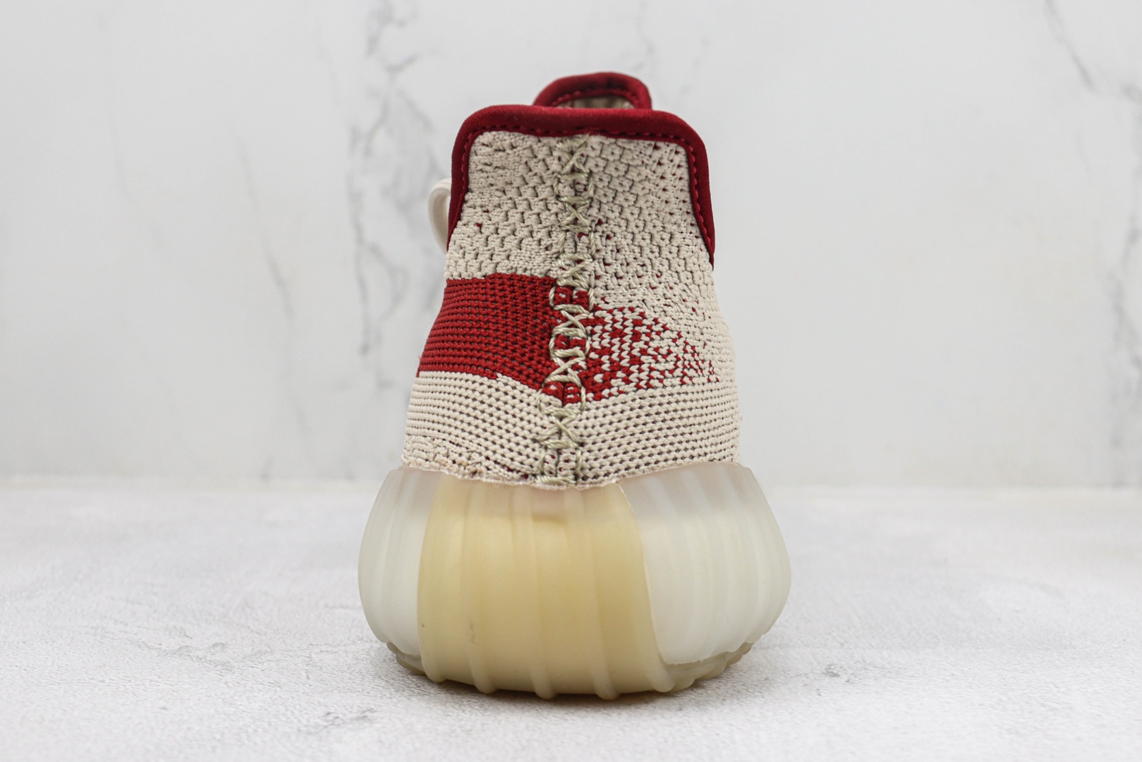 阿迪 椰子350 V2 货号:LR7303 芝麻酒红色运动鞋 Adidas Yeezy Boost 350 V2