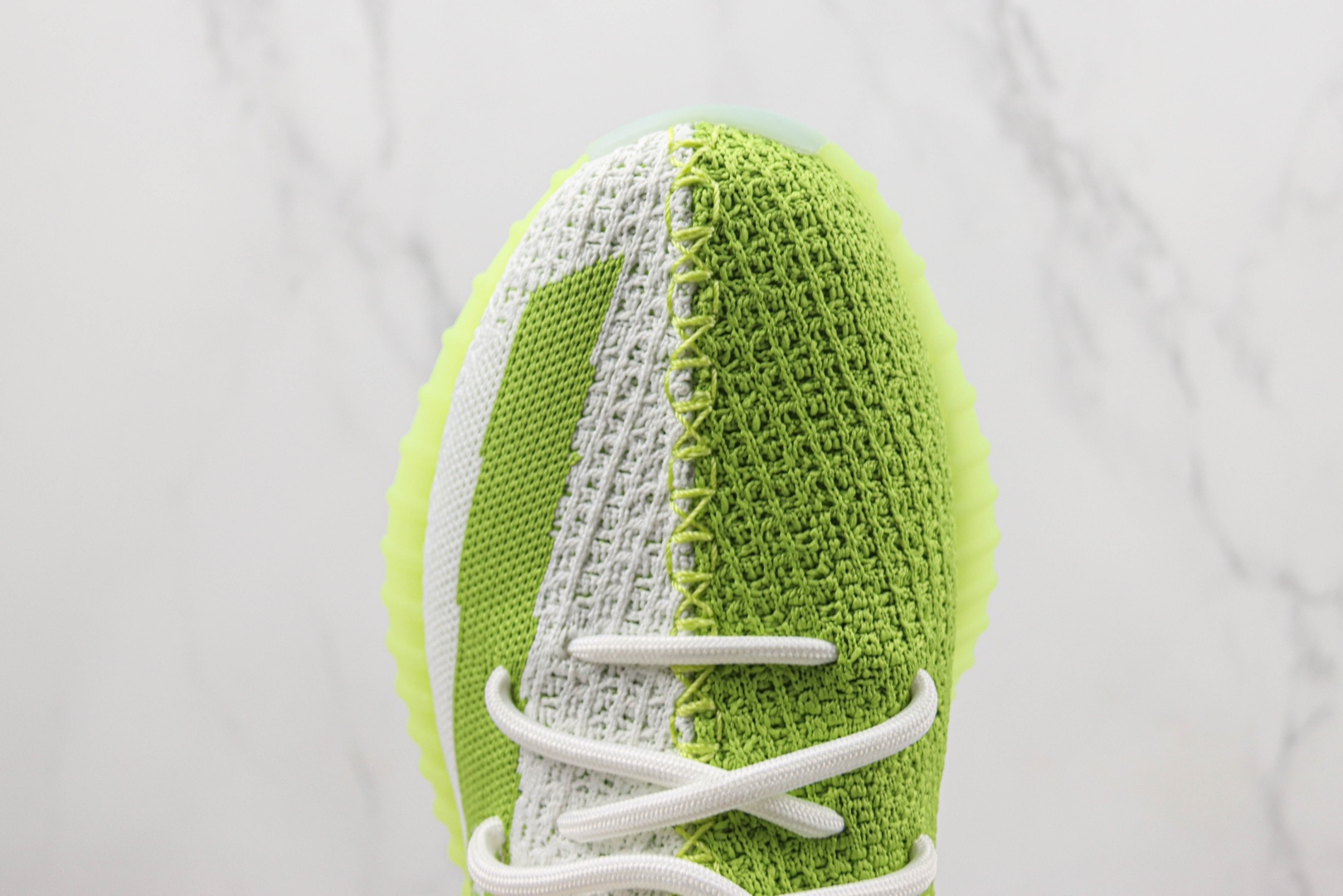 阿迪 椰子350 V2 货号:NS9522 白荧光绿 新哈密瓜运动鞋 Adidas Yeezy Boost 350 V2