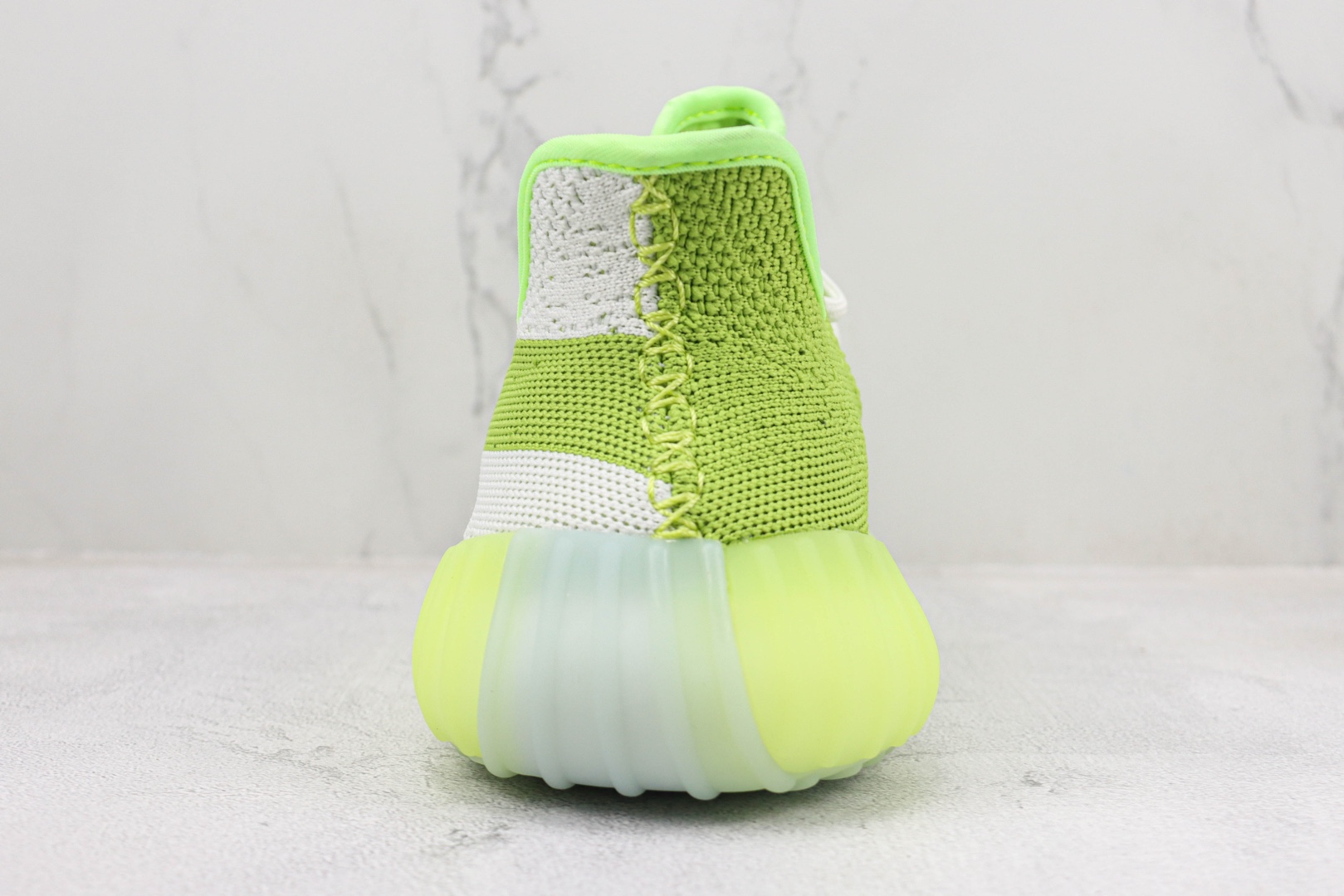 阿迪 椰子350 V2 货号:NS9522 白荧光绿 新哈密瓜运动鞋 Adidas Yeezy Boost 350 V2