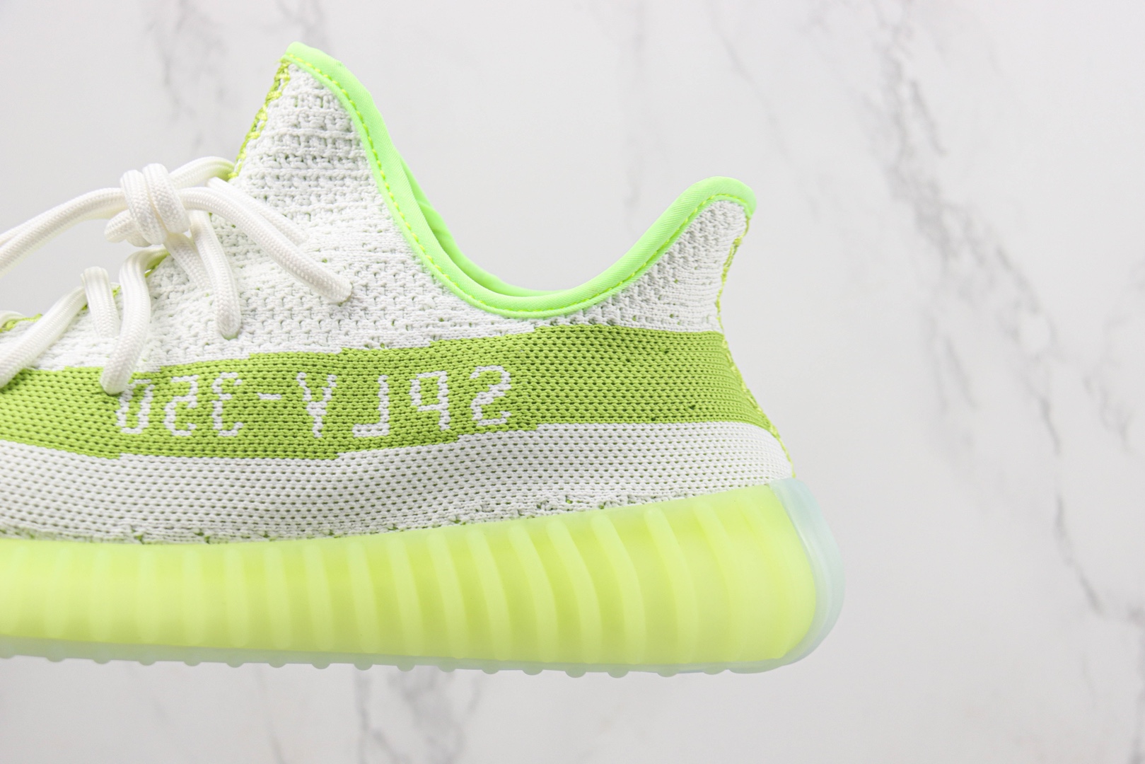阿迪 椰子350 V2 货号:NS9522 白荧光绿 新哈密瓜运动鞋 Adidas Yeezy Boost 350 V2