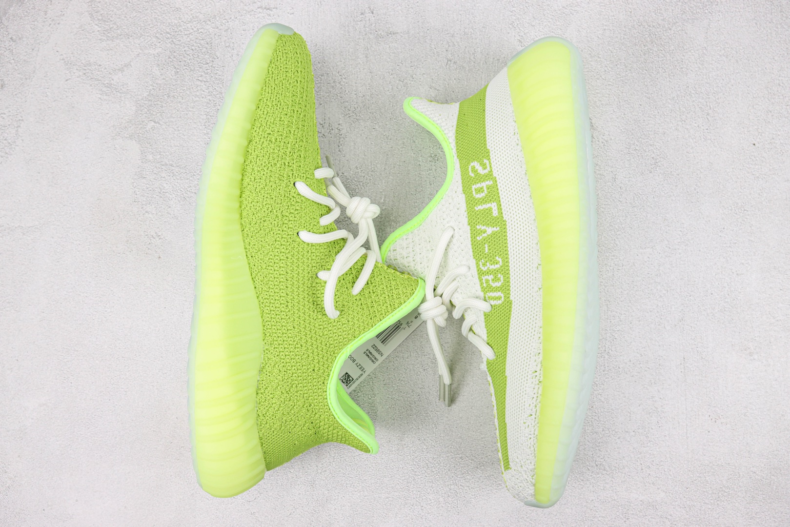 阿迪 椰子350 V2 货号:NS9522 白荧光绿 新哈密瓜运动鞋 Adidas Yeezy Boost 350 V2