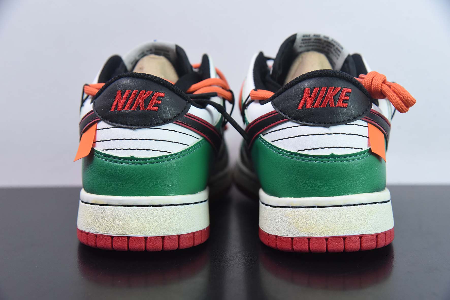 NK SB Dunk Low 解构抽绳低帮 75周年白绿 涂鸦 印花 货号：DD6288-100-54