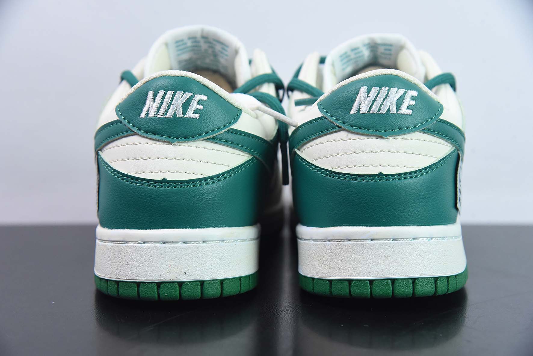 NK SB Dunk Low 解构抽绳低帮白绿笑脸贴布  印花 货号：DD1503 112-32