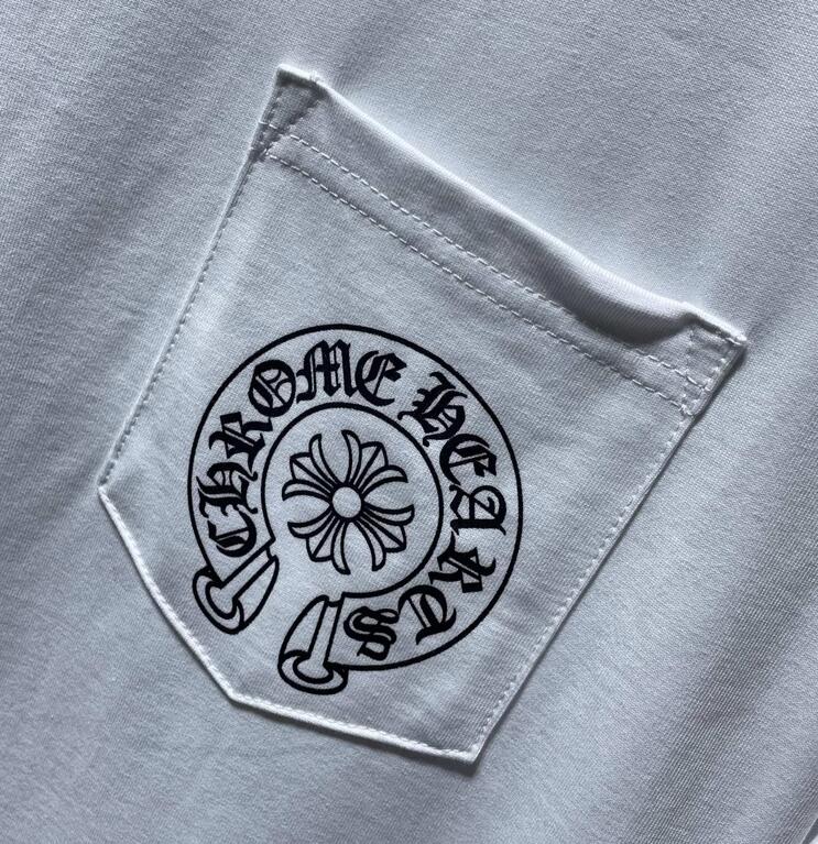 高版本Chrome Hearts 克罗心 串标马蹄印花短袖