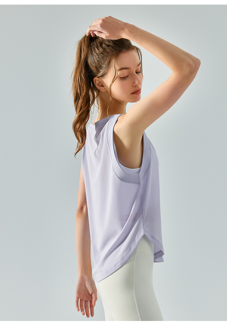Lululemon tank studio light lavender yoga