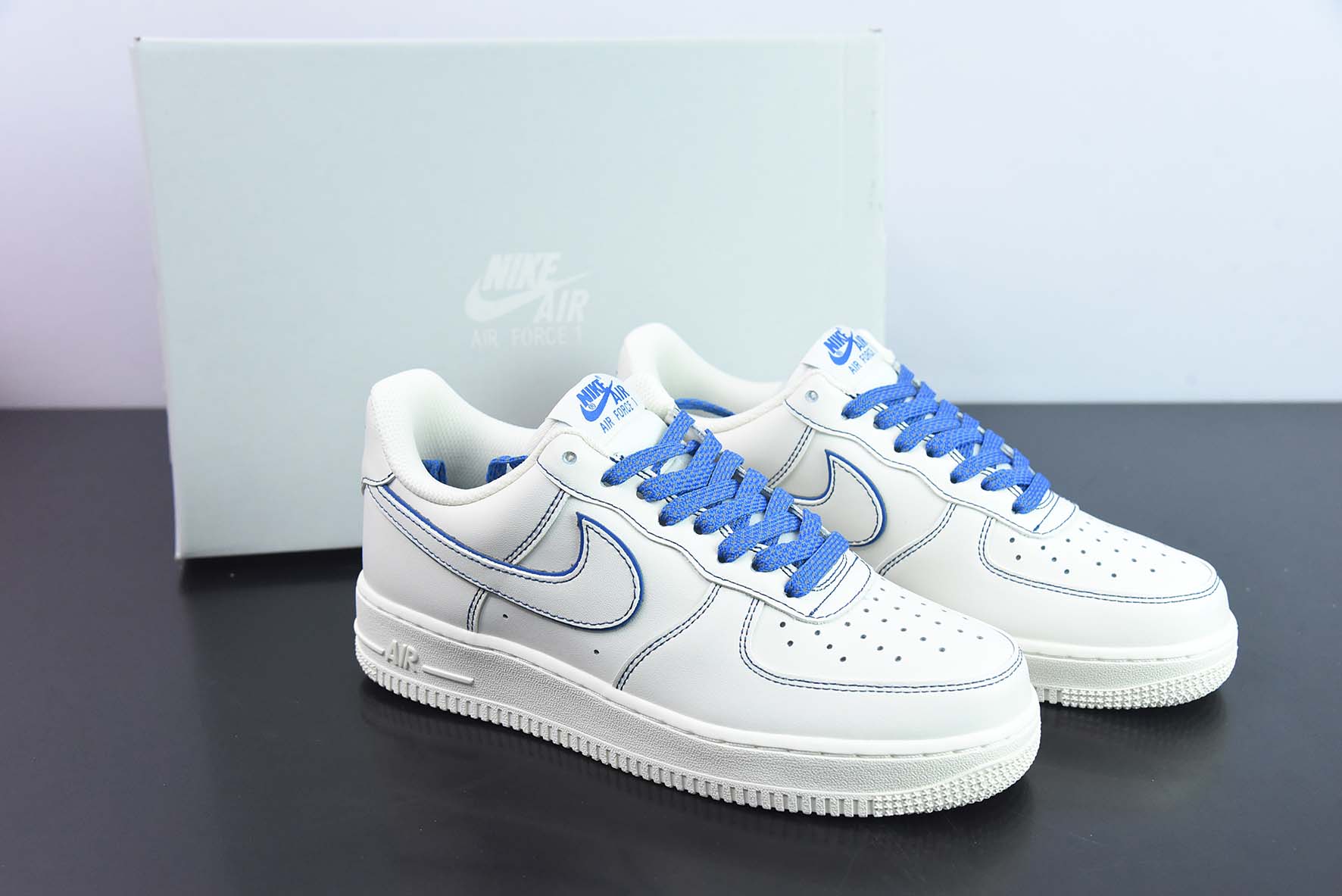 Nike Air Force 1 Low 米蓝满天星空军一号低帮运动鞋 货号：315122 404