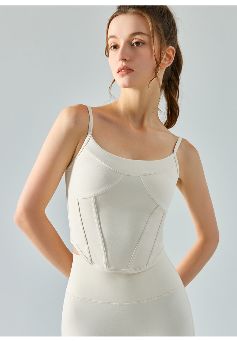 Lululemon tank yoga white and gray