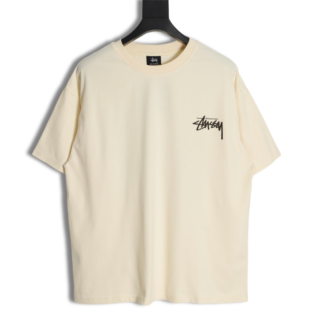 170 Stussy 斯图西晕影黑8号球短袖