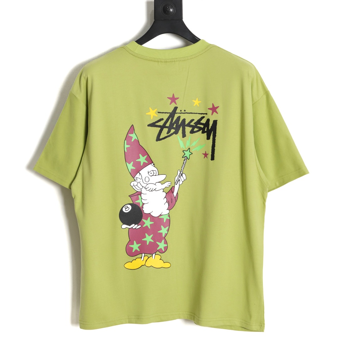 170 Stussy 斯图西魔法师图案印花短袖