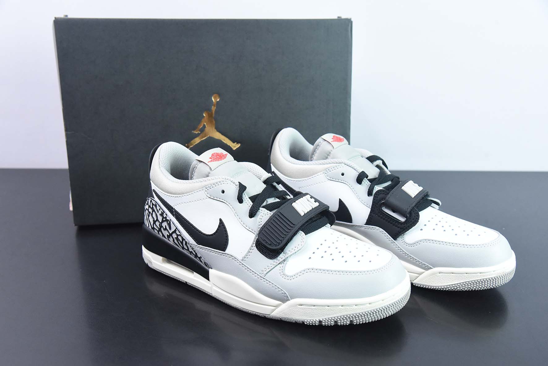 Air Jordan Legacy 312 Low"Easter"乔丹最强三合一“灰白黑烟灰爆裂纹”CD7069-101