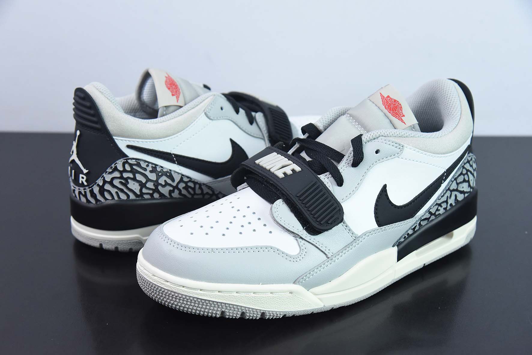 Air Jordan Legacy 312 Low"Easter"乔丹最强三合一“灰白黑烟灰爆裂纹”CD7069-101