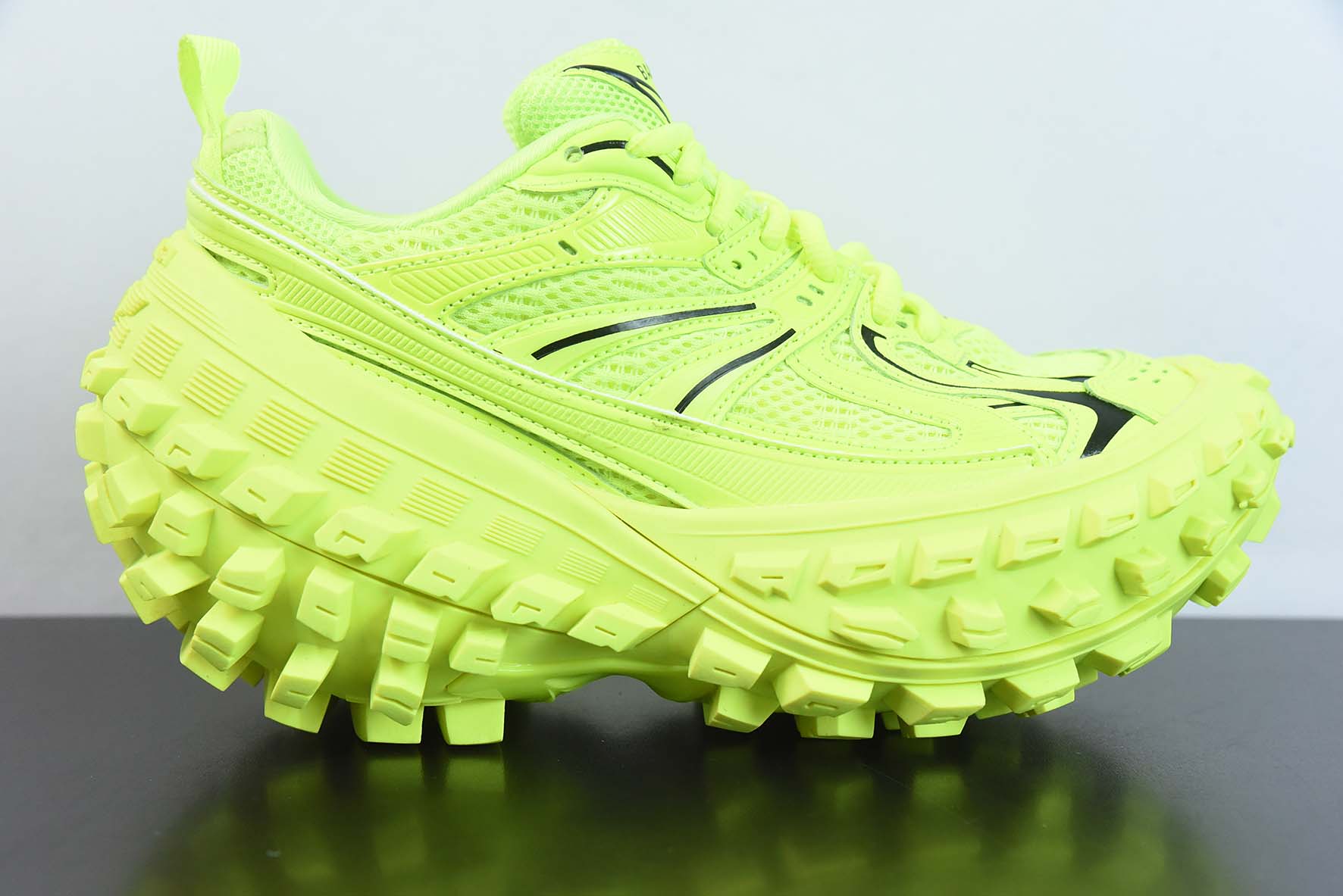 巴黎世家 轮胎 BALENCIAGA Defender Rubber Platform Sneakers卫士系列低帮