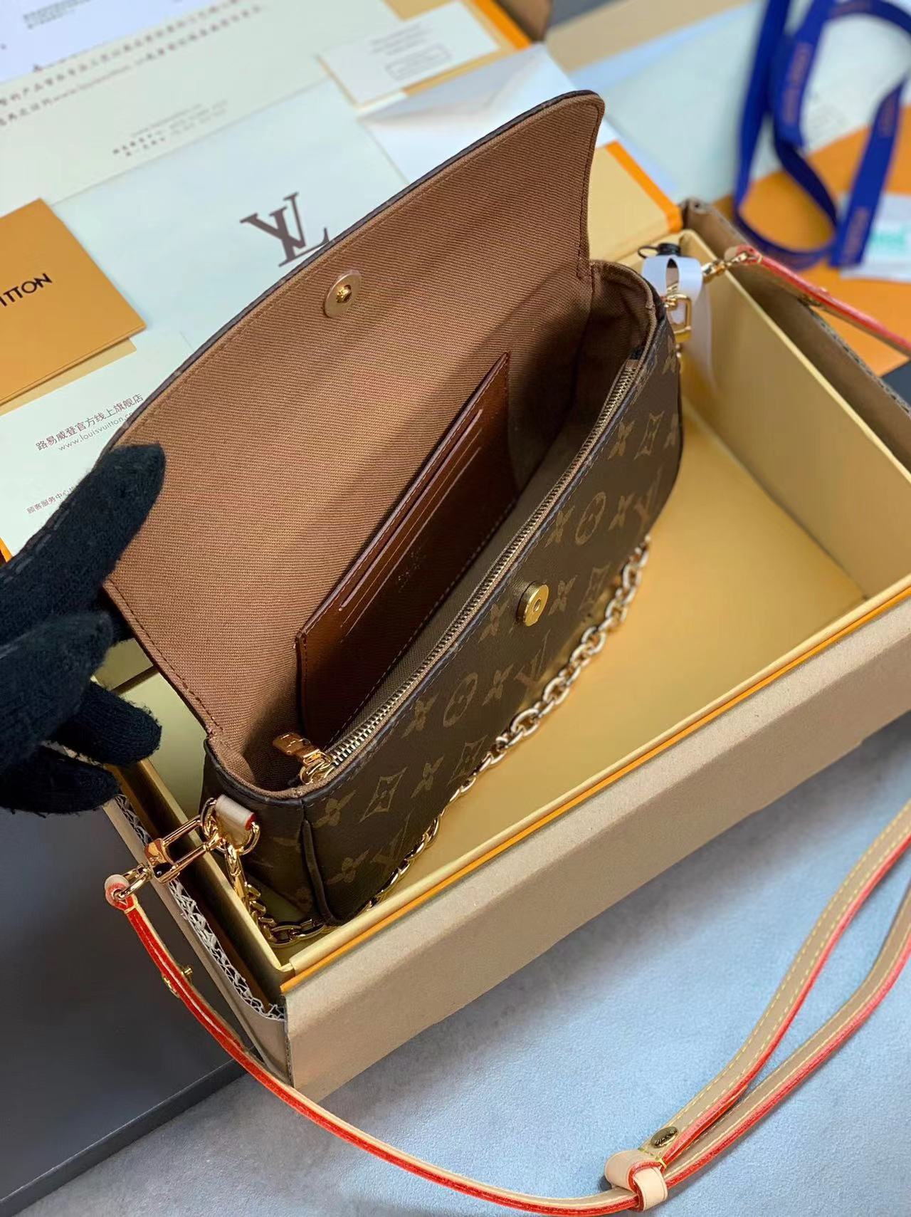 路易威登 Louis Vuitton 高定典藏经典高奢皮具手袋托特包斜挎包女包 #8B2FB803 3