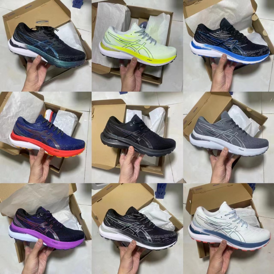 Colección de colores de las zapatillas de running Asics 29.