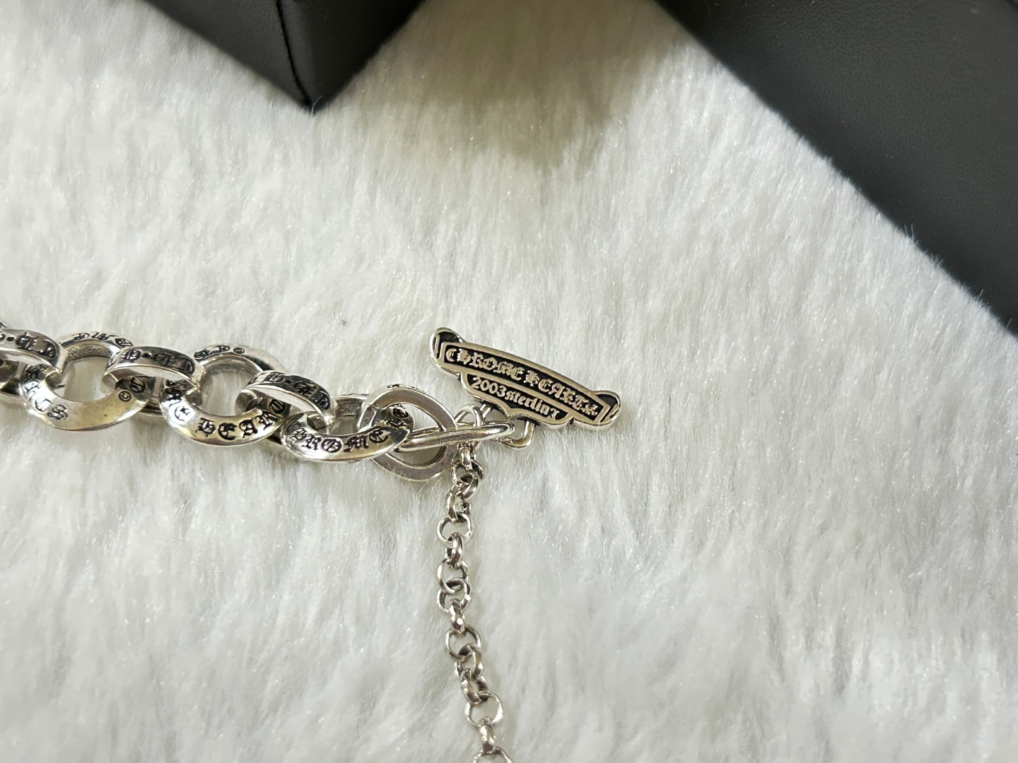 Chrome Hearts chrome herats 克罗心 环环相扣十字架手链 长度：18-20-22CM