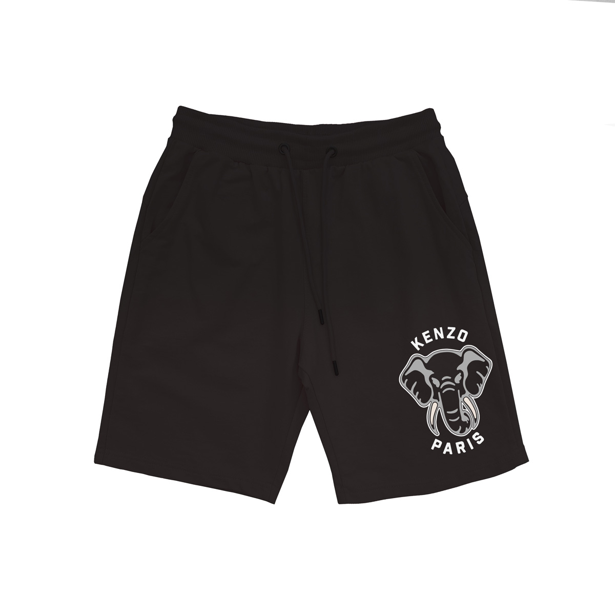 Kenzo pantalones cortos con pequeño logo de elefante del equipo de la jungla universitaria Número de modelo: D335 Color…