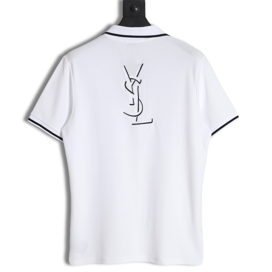 190 Saint Laurent 圣罗兰 YSL SLP刺绣POLO衫