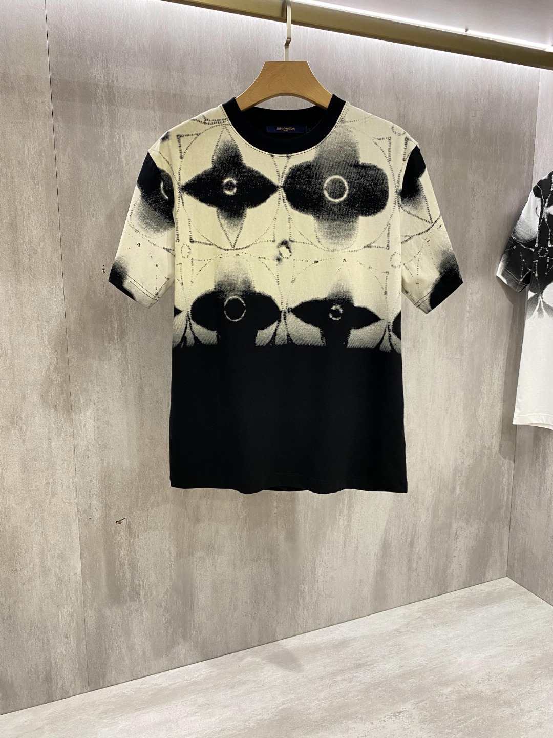 Louis Vuitton Cheap
 Clothing T-Shirt Black White Printing Unisex Combed Cotton Spring/Summer Collection Short Sleeve