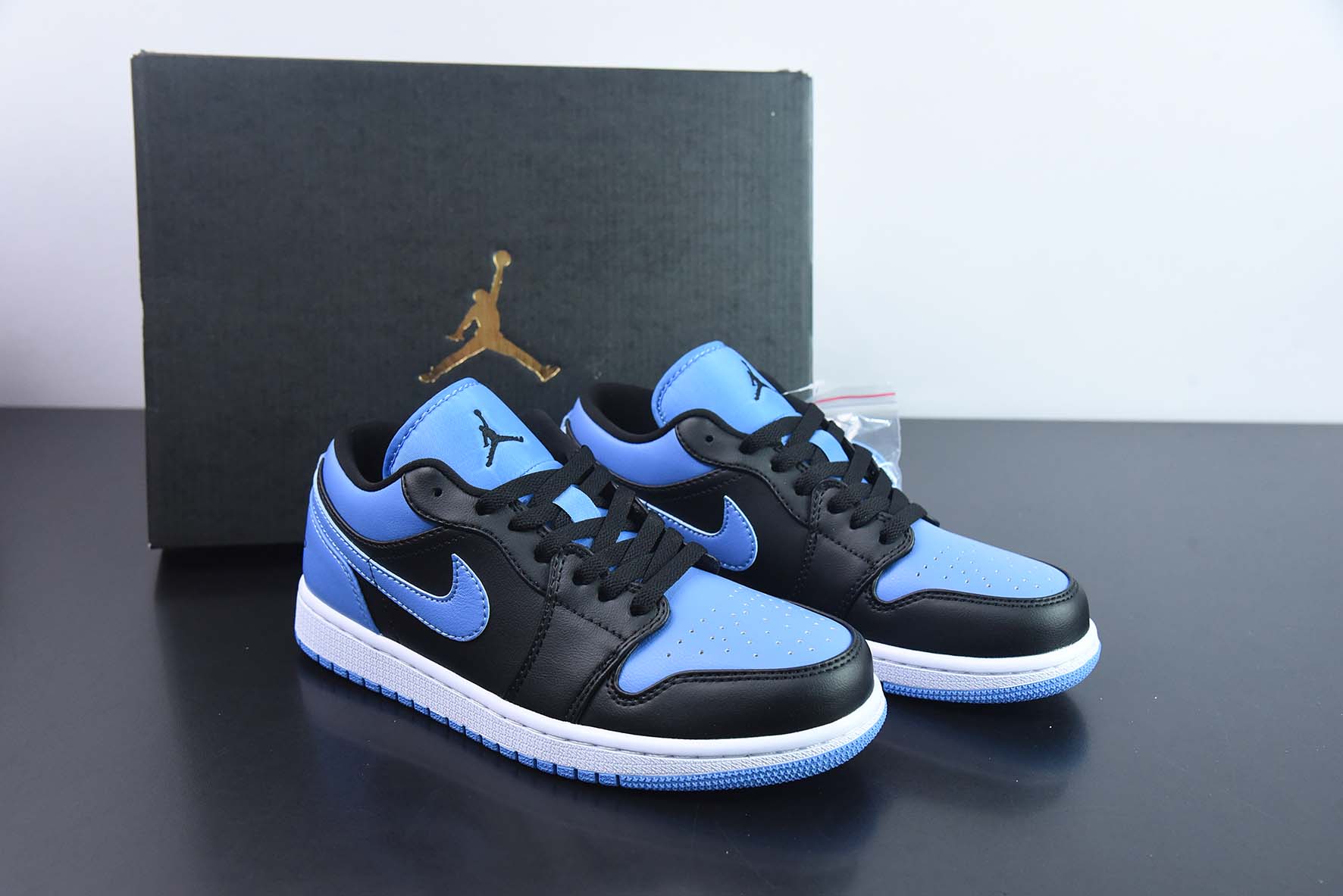 NK Air Jordan 1 Low SE”Black University Blue”AJ1乔丹一代低帮经典