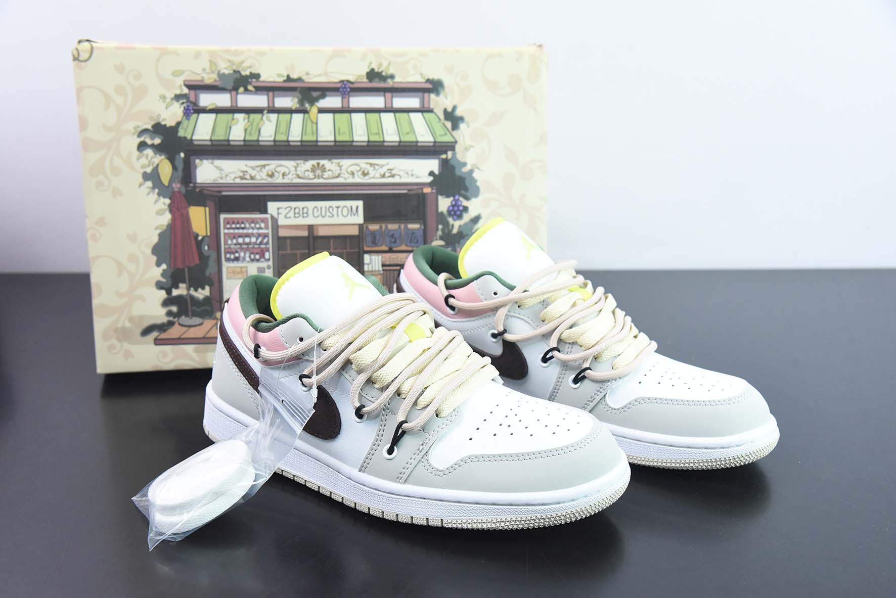 Air Jordan 1 Low 解构抽绳低帮 乔1低帮文化篮球鞋 货号:FD9906 131