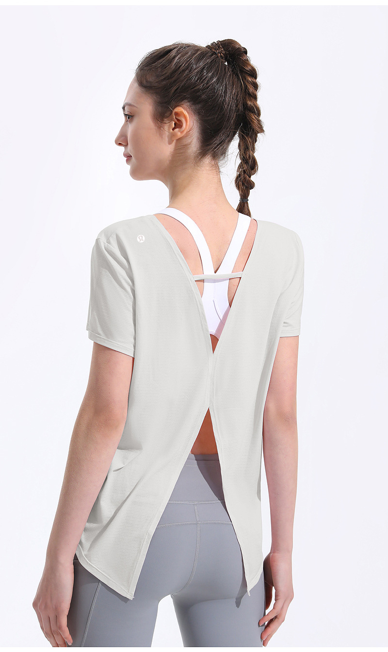 Lululemon t-shirt yoga light blue