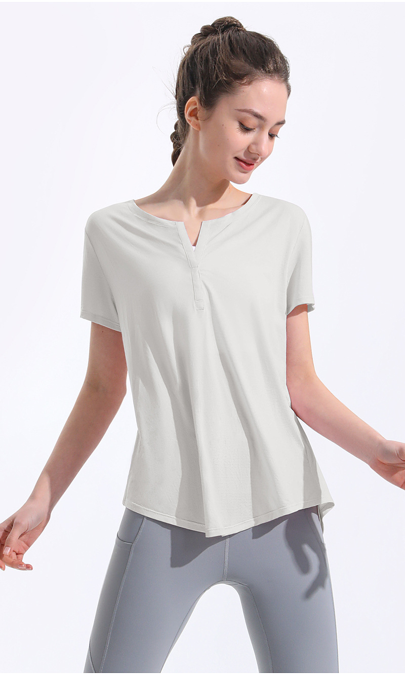 Lululemon t-shirt yoga light blue